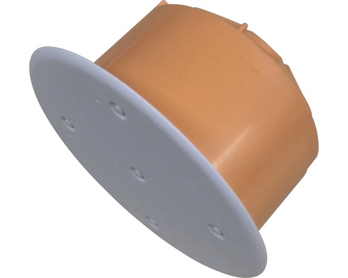 Elektrische Einbaudose mit Befestigungsplatte