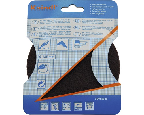 Kaindl Haftschleifvlies für Blech, Naturstein, Holz mit 125 mm Durchmesser