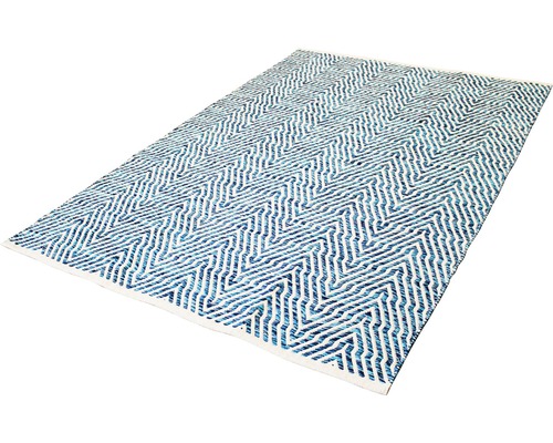 Teppich mit geometrischem Zickzackmuster