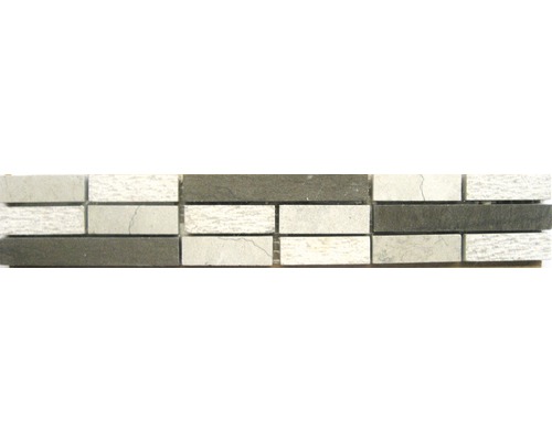 Natursteinbordüre Sticks grey 5,0x30,0 cm
