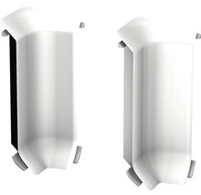 Innenecken für Hartschaum-Sockelleiste silber 60 mm-thumb-0
