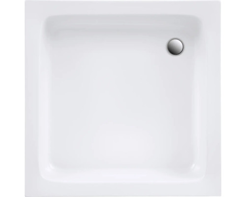 Quadratische Duschwanne mit Abfluss