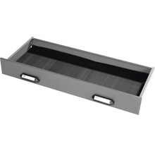 Schublade mit Antirutschmatte und Beschriftungsfeld
