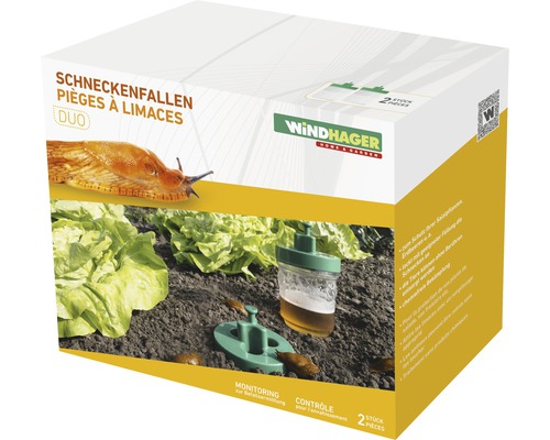 Verpackung Schneckenfalle Duo zur Schädlingsbekämpfung im Garten