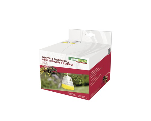 Wespenfalle "Wespennest" Windhager 14x14x15 cm Max. 400ml Wespen und Fliegenfalle in Originalverpackung