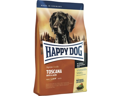 Hundefutter trocken HAPPY DOG Supreme Toskana 12,5 kg Happy Dog Toscana Trockenfutter für Hunde