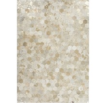 Lederteppich Exotic 310 elfenbein-gold 160x230 cm