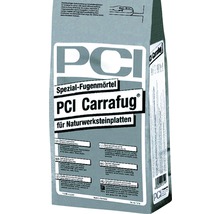 PCI Carrafug® Spezial Fugenmörtel für Naturwerksteinplatten jurabeige 5 kg-thumb-1