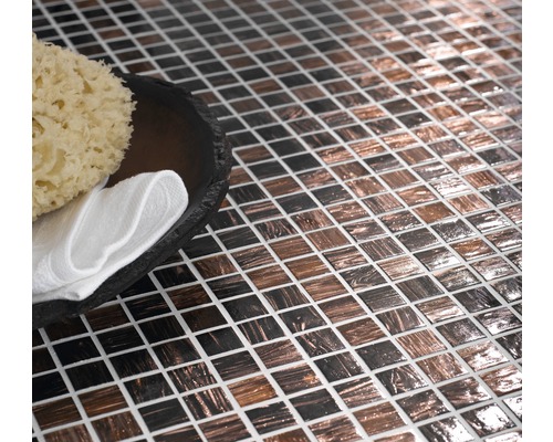 Mosaikfliesen aus Glas, quadratische Form