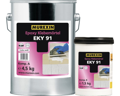 Murexin Epoxykleber EKY91 Set A+B weiss 6 kg Murexin Epoxykleber EKY91 Set A+B weiss 6 kg