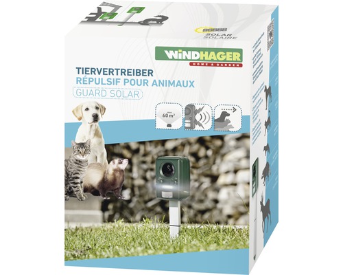Windhager Tiervertreiber Guard Solar (Wirkungsbereich: 60 m²