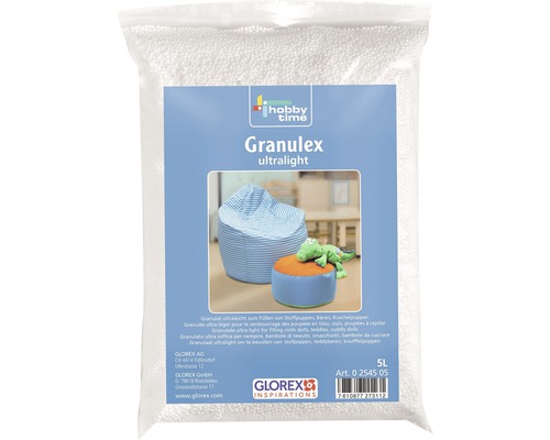 Füllmaterial Granulex ultralight 5 Liter Packung Granulat Füllmaterial für Puppen und Kuscheltiere