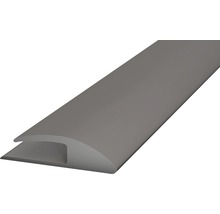 Einschubprofil einseitig Weich-PVC grau selbstklebend 30 x 1000 mm-thumb-0
