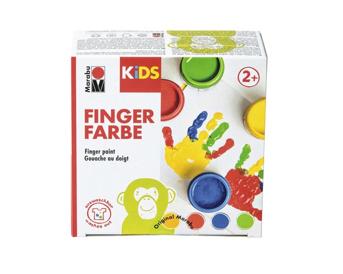 Marabu KIDS Fingerfarbe 100ml 4er-Set-0