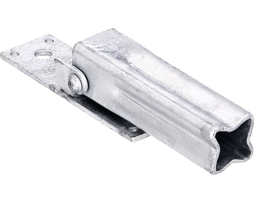 Pfostenträger mit Platte zum Aufdübeln