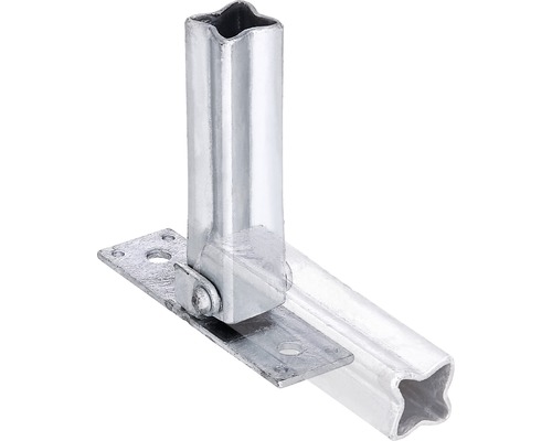 Pfostenträger zum Aufschrauben mit Vierkantrohr