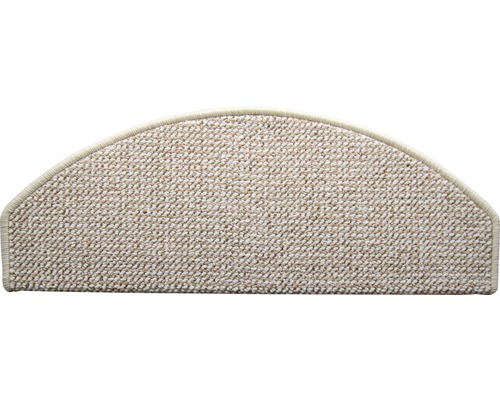Halbrunde Stufenmatte aus Teppich