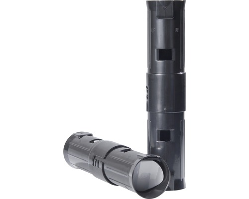 Zwei Fallrohr-Mäusefallen aus Kunststoff