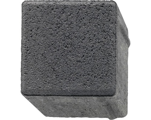 Pflasterstein Quadratpflaster anthrazit 10 x 10 x 8 cm mit Fase-0