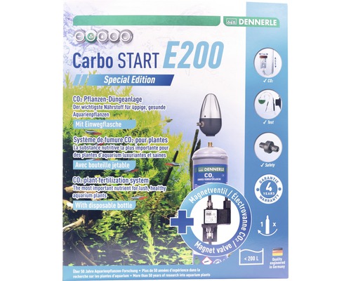 CO2 Pflanzen-Dünge-Set DENNERLE Einweg Carbo START E200 Special Edition