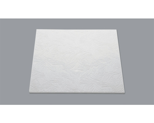 Deckenplatte T133 Kellenstrichputz-Optik 50 x 50 x 1 cm 2 m² im Pack Quadratische Deckenplatte mit Dekor