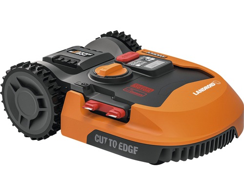 WORX 20V Akku-Mähroboter Landroid L2000 22cm/2.000 m² mit App WR155E, inkl. Installationsmaterial + GRATIS Zugabeartikel Garage WA0810 Worx Landroid Mähroboter