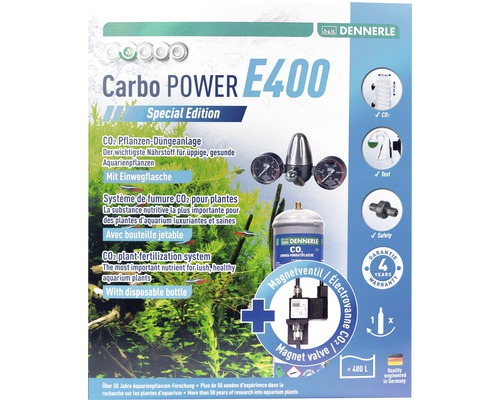 CO2 Pflanzen-Dünge-Set DENNERLE Einweg Carbo POWER E400 Special Edition CO2 Pflanzen-Dünge-Set DENNERLE Einweg Carbo POWER E400 Special Edition