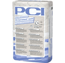 PCI Carrament® Mittelbett- und Ansetzmörtel für Naturwerksteinbeläge weiß C2FE 25 kg-thumb-0
