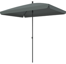 Rechteckiger Sonnenschirm mit Mittelstock für den Garten