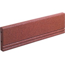 Fallschutz-Rasenkante terrasoft 10 Stück 100x25x5 cm rot
