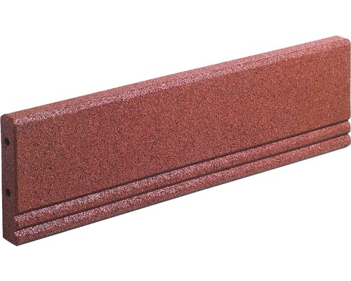 Fallschutz-Rasenkante terrasoft 10 Stück 100x25x5 cm rot