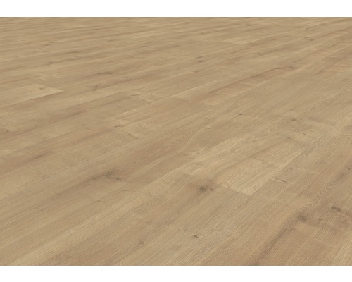 Verlegter Laminatboden in Holzoptik