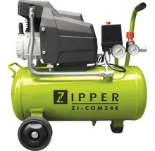 Zipper ZI-COM24E Kompressor mit Druckanzeige und Rädern