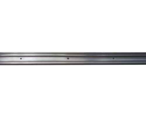 Zambelli Wandanschlußschiene Aluminium gelocht 3000 mm x 65 mm Aluminiumprofil mit Bohrlöchern
