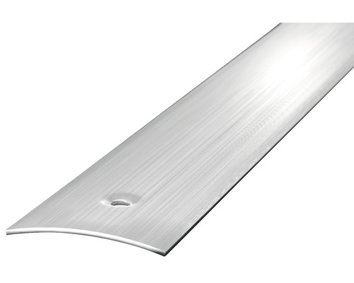 Prinz Übergangsprofil Edelstahl gebürstet gelocht 30 x 1000 mm Bodenprofil aus Metall mit Befestigungslöchern