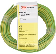 HSB Elektro Installationsleitung H07 V-U 1G2,5 mm² gerollt