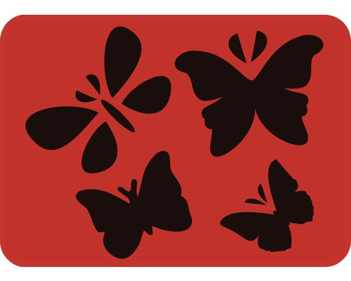 Dekorschablone Schmetterling 14,5 x 20,5 cm