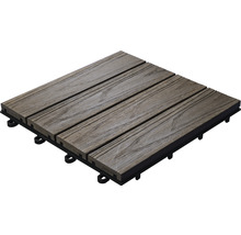 Terrassenfliese aus Holz und Kunststoff