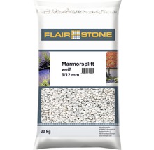 FLAIRSTONE Marmorsplitt 9-12 mm weiß 20 kg-thumb-1