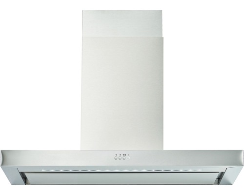 Dunstabzugshaube aus Metall mit Bedienfeld