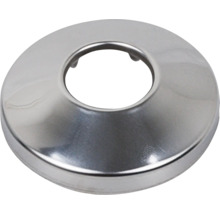 Rosette aus Metall für Sanitärinstallation