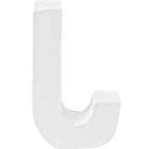 Buchstabe J Pappe weiß 3,5x10 cm-thumb-0