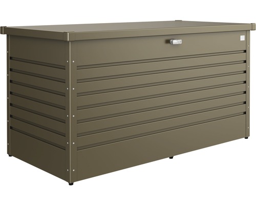 Auflagenbox Biohort FreizeitBox 160, 160 x 79 x 83 cm, bronze-metallic Metall Gartenbox zur Aufbewahrung
