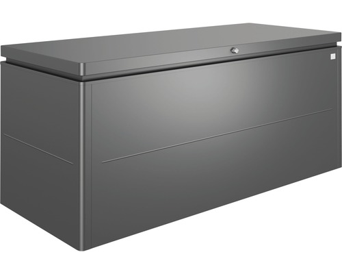Auflagenbox biohort LoungeBox 200, 200 x 84 x 88,5 cm, dunkelgrau-metallic