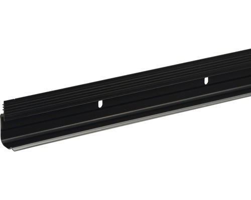 Click-Fix mit Dichtlippe schmal schwarz 15x27x2400 mm Türdichtungsprofil
