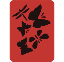 Dekorschablone Libelle und Schmetterling 14,5 x 20,5 cm-thumb-0