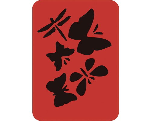 Dekorschablone Libelle und Schmetterling 14,5 x 20,5 cm-0