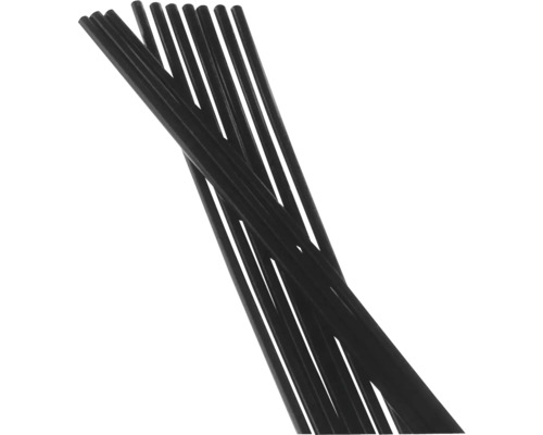 Schwarze Duftstäbchen im Detail