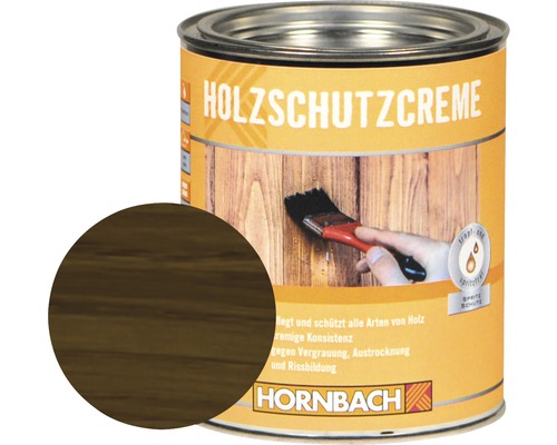 HORNBACH Holzschutzcreme nussbaum 750 ml