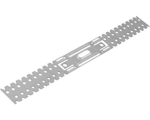 Lochband aus Metall mit Löchern zur Befestigung